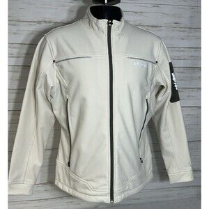 Ski-Doo SOFTSHELL Fleece Snowmobile Jacket BRP Off White Women's Sz. XL Coat ski